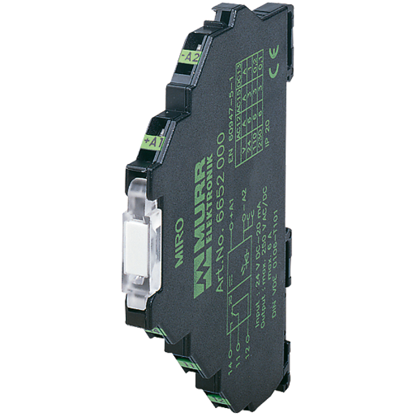 MIRO 6.2 110V-1U-FK INPUT RELAY IN: 110 VACDC - OUT: 250 VAC/DC / 6 A image 1