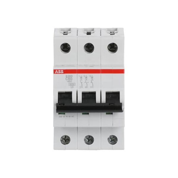 S203-C50 Miniature Circuit Breaker - 3P - C - 50 A image 5