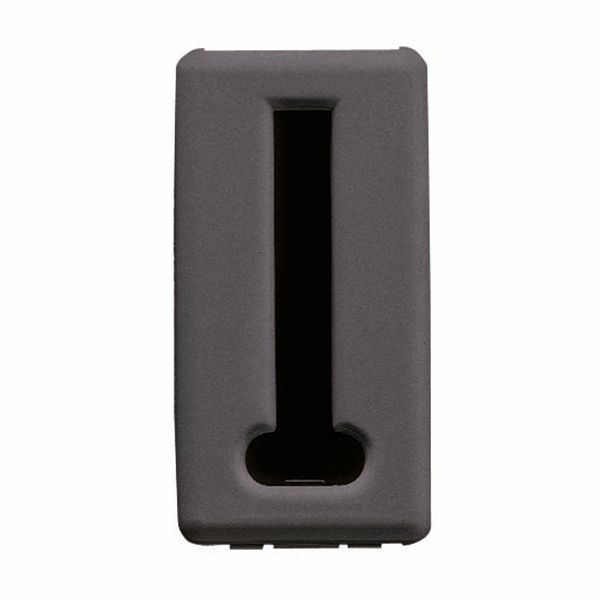 FRENCH STANDARD TELEPHONE SOCKET - 8 CONTACTS - SCREW-ON TERMINALS - 1 MODULE - SYSTEM BLACK image 2