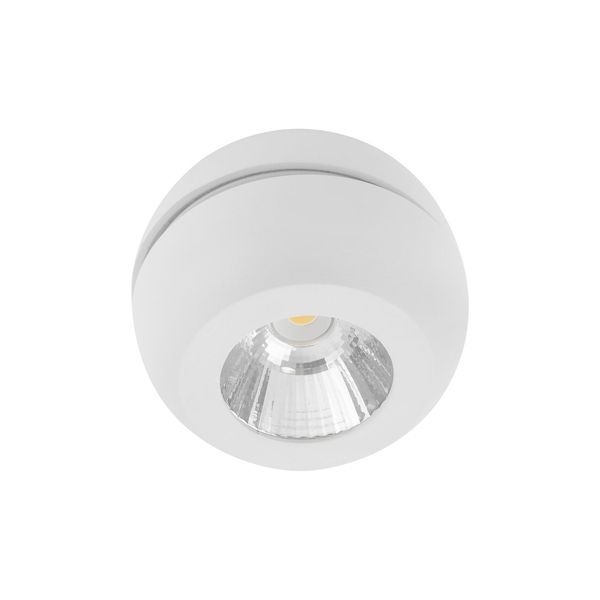 Sandy White Aluminium  LED 5 Watt 230 Volt  400Lm 3000K IP20  D: 11 H: 9 cm Rotating & Adjustable image 1