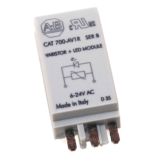 Surge Suppressor, Varistor, w/LED, 110-240VAC, for 700-HN123 Socket image 1