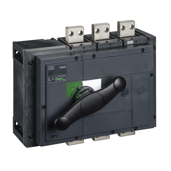 switch disconnector, Compact INS630b , 630 A, standard version with black rotary handle, 3 poles image 4