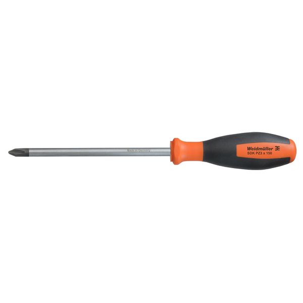 Crosshead screwdriver, Form: Pozidrive, Size: 3, Blade length: 150 mm image 1