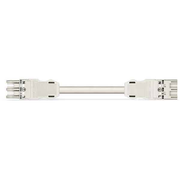 pre-assembled interconnecting cable Cca Socket/plug white image 3