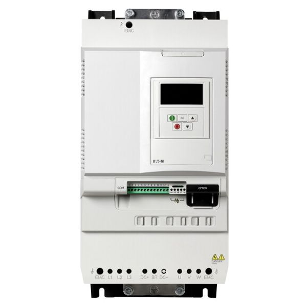 Frequency inverter, 230 V AC, 3-phase, 61 A, 15 kW, IP20/NEMA 0, Radio interference suppression filter, Additional PCB protection, DC link choke, FS5 image 1