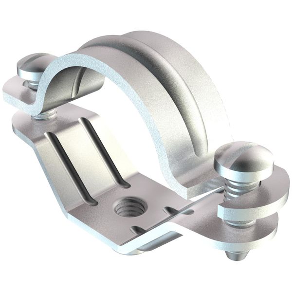 2900 M6 49-55 G  Spacer clip, with connecting thread M6, 49-55mm, Steel, St, galvanized, DIN EN 12329 image 1