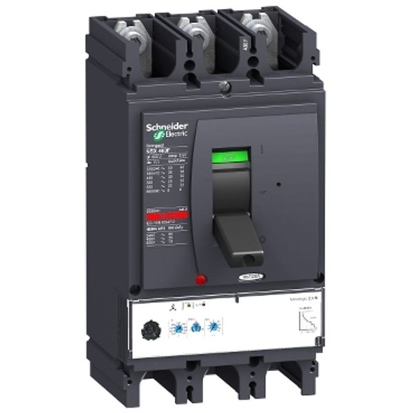 circuit breaker ComPact NSX400F, 36 kA at 415 VAC, MicroLogic 2.3 M trip unit 320 A, 3 poles 3d image 2