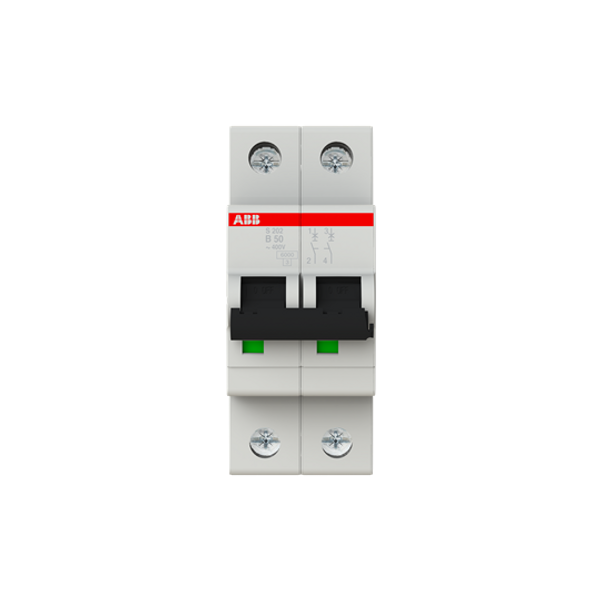 S202-B50 Miniature Circuit Breaker - 2P - B - 50 A image 1