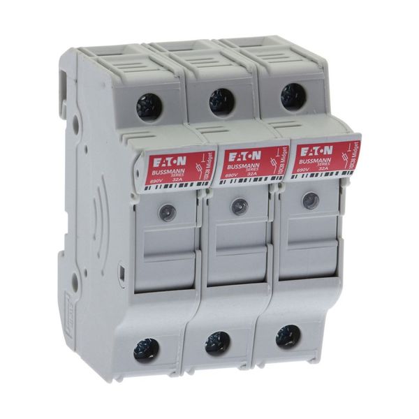 Fuse-holder, low voltage, 32 A, AC 690 V, 10 x 38 mm, 4P, UL, IEC, with indicator image 19
