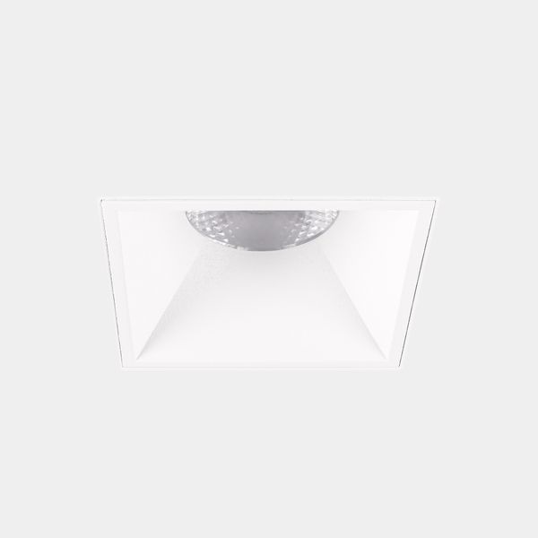 Downlight Play Deco Symmetrical Square Fixed Trimless 11.9W LED warm-white 2700K CRI 90 45.1º Trimless/White IP54 1201lm image 1