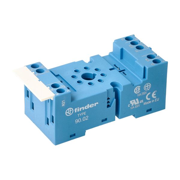 Screw socket blue for rail 35mm., 60.12 mod.99.02 (90.02) image 1