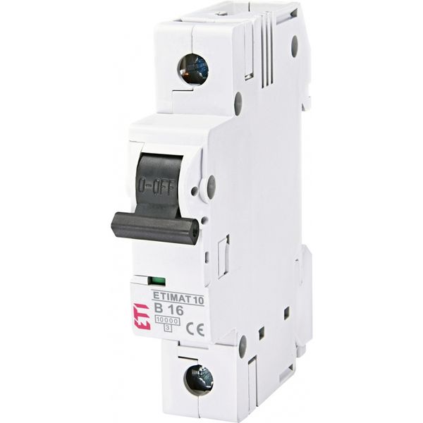 Miniature circuit breaker, ETIMAT 10 1p B16 image 1