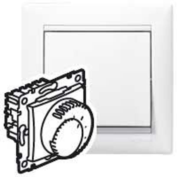 THERMOSTAT WITH SWITCH WHITE image 1