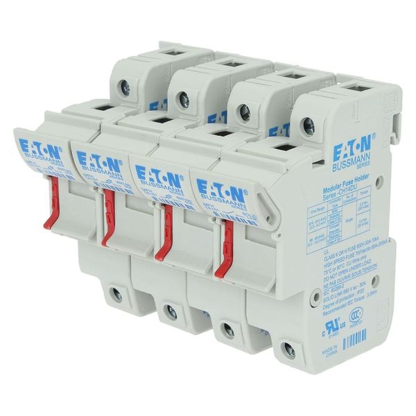 Fuse-holder, low voltage, 50 A, AC 690 V, 14 x 51 mm, 3P + neutral, IEC, with indicator image 23
