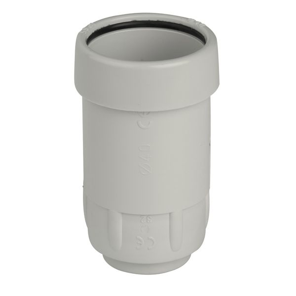 CONDUIT TO SHEAT COUPLING IP65 GREY D.40 image 2