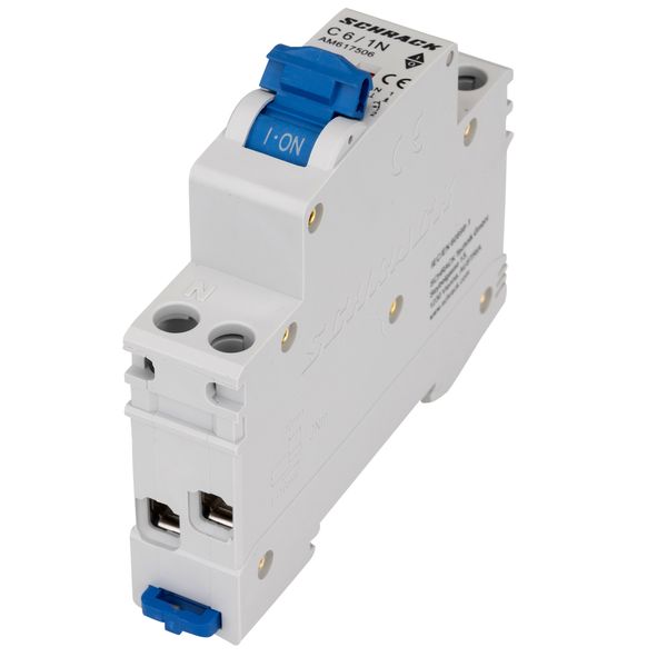 Miniature Circuit Breaker (MCB) AMPARO 6kA, C 6A, 1+N, 1MW image 4