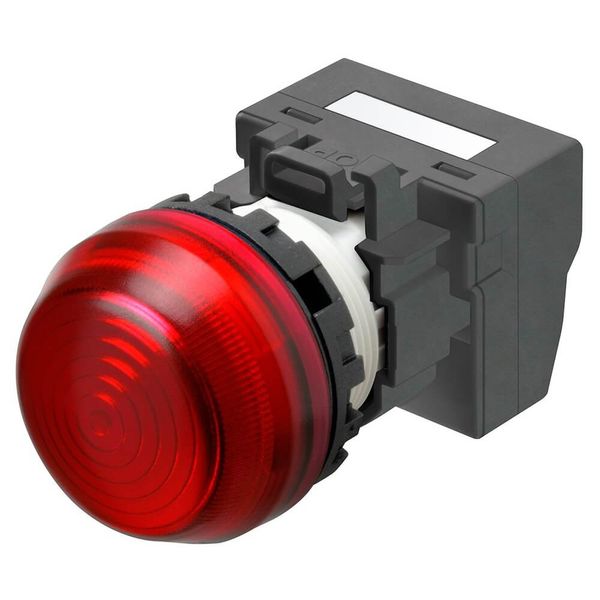 M22N Indicator, Plastic semi-spherical, Red, Red, 24 V, push-in termin image 3