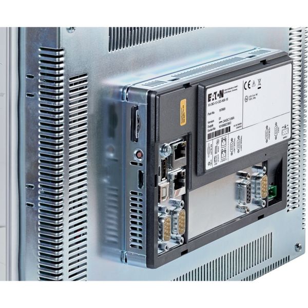 Single touch display, 12-inch display, 24 VDC, 800 x 600 px, 2x Ethernet, 1x RS232, 1x RS485, 1x CAN, 1x DP, PLC function can be fitted by user image 26