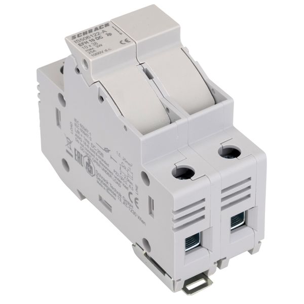 Fuse Carrier 2-pole, 20A, 1000V-DC, 10x38 for photovoltaik image 2