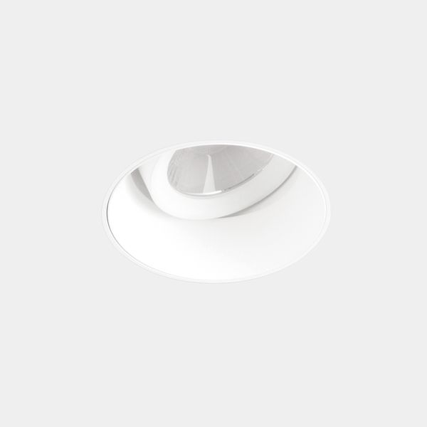 Downlight Play Deep Round Adjustable Trimless 6.4W LED warm-white 3000K CRI 90 48.5º White IP23 650lm image 1