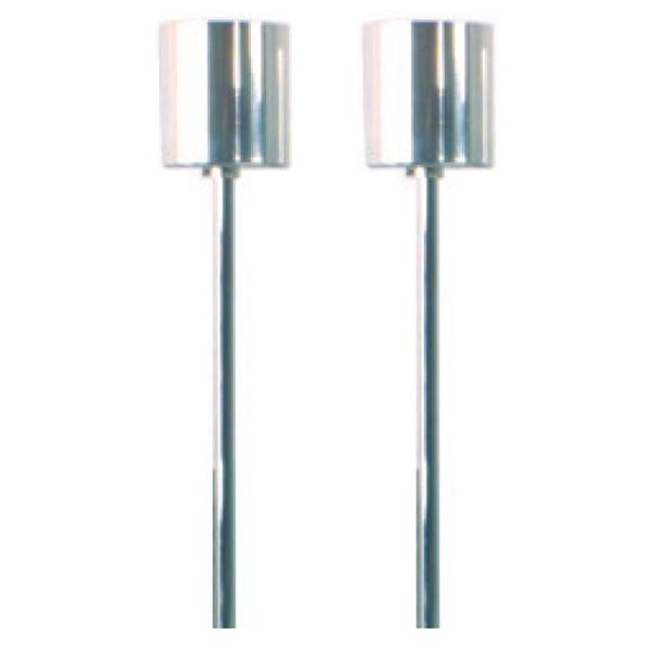 Pendant pair 500 mm chrome plated, prewired image 1