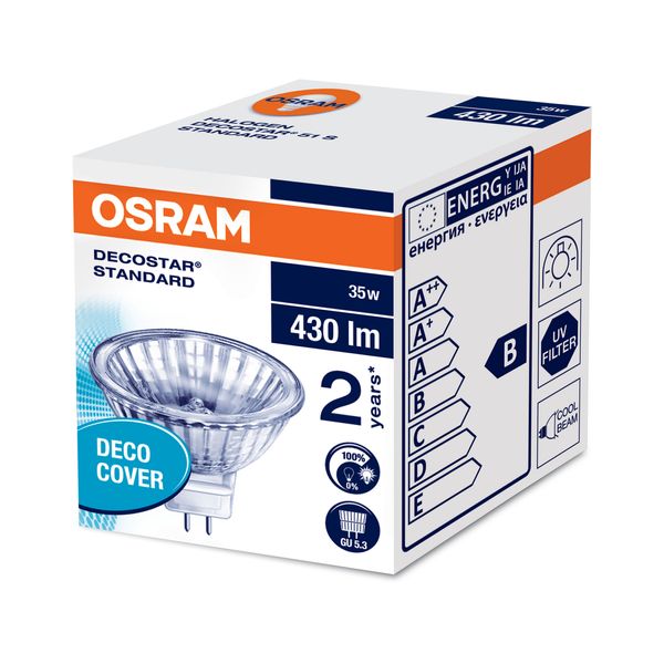 Halogen Lamp Osram DECOSTAR® 51S Standard 35W 12V 36° GU5.3 image 2