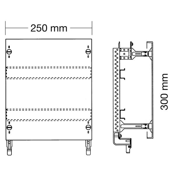 ED61KA DIN rail for terminals horizontal 300 mm x 250 mm x 200 mm , 000 , 1 image 6