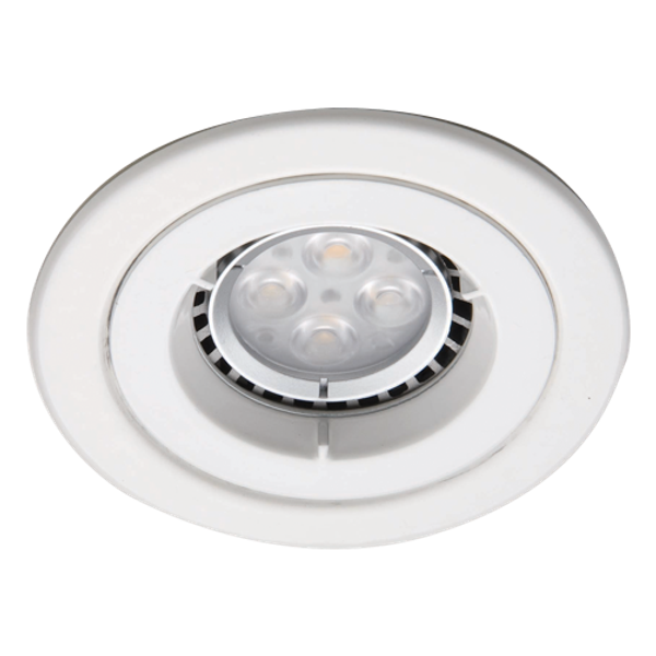 iCage Mini GU10 Die-Cast Fire Rated Downlight Matt White image 2