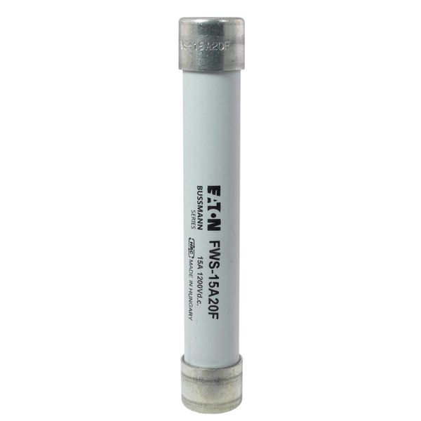 Fuse-link, high speed, 6 A, AC 2100 V, DC 1000 V, 20 x 127 mm, gS, IEC, BS, with indicator image 4