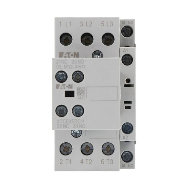 Contactor, 380 V 400 V 11 kW, 2 N/O, 1 NC, 230 V 50 Hz, 240 V 60 Hz, AC operation, Screw terminals image 12
