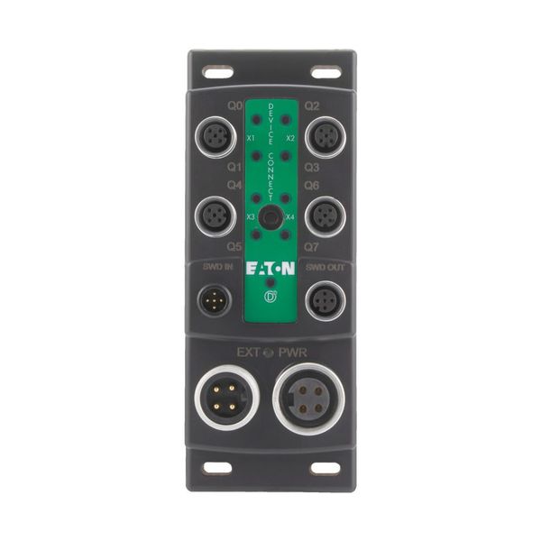 SWD Block module I/O module IP69K, 24 V DC, 8 outputs with separate power supply, 4 M12 I/O sockets image 12