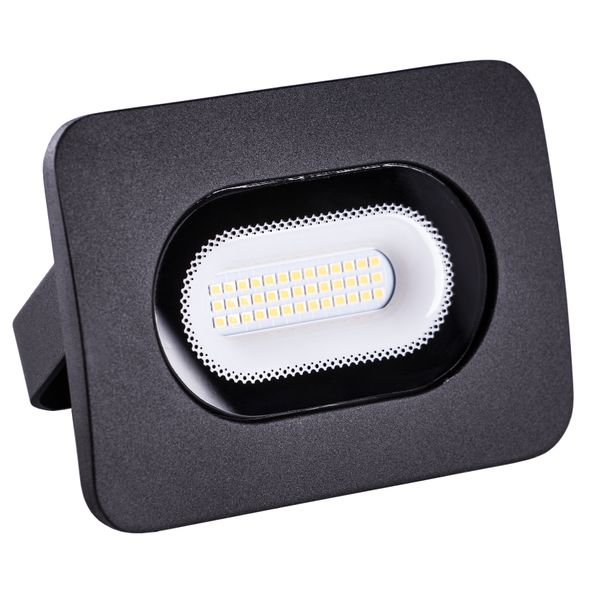 LED Floodlight 20W 4000K 2000Lm IP65 NO-FLICKER RAL9005 THORGEON image 1