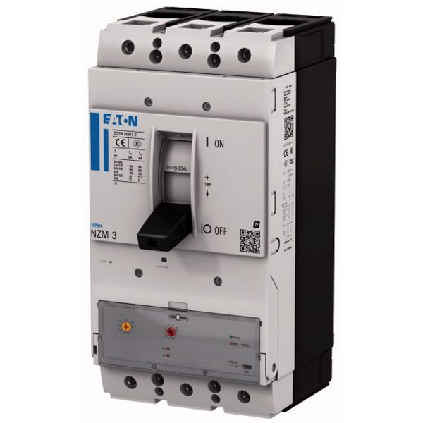 NZM3 PXR10 circuit breaker, 630A, 4p, variable, withdrawable unit image 2