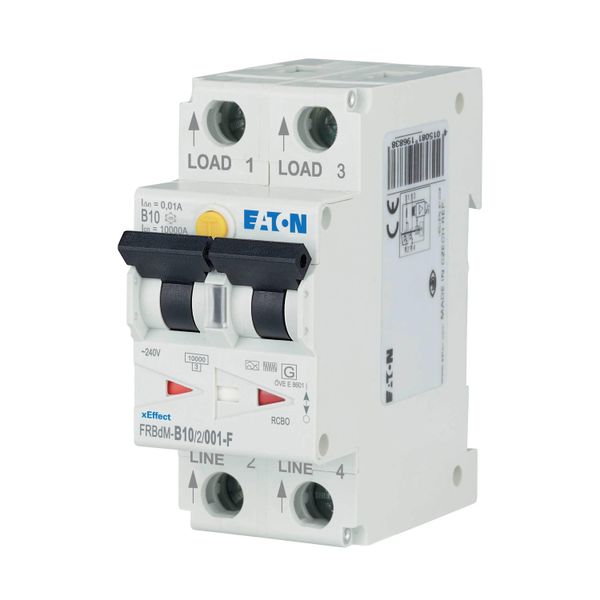 Digital RCD/MCB combination, 10 A, 10 mA, MCB trip characteristic: B, 2p, RCD trip characteristic: F image 5