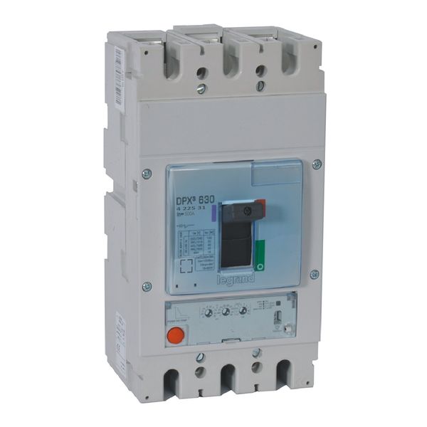 MCCB DPX³ 630 - S1 electronic release - 3P - Icu 100 kA (400 V~) - In 500 A image 1