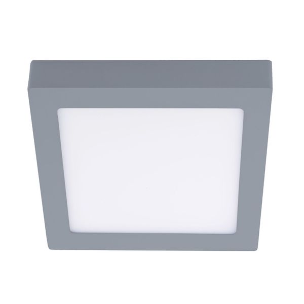 Know LED Flush Light 6W 4000K Square Grey image 2