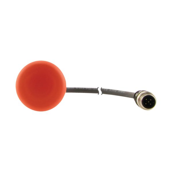 Emergency stop/emergency switching off pushbutton, Mushroom-shaped, 38 mm, Pull-to-release function, 2 NC, Cable (black) with M12A plug, 5 pole, 0.2 m image 8