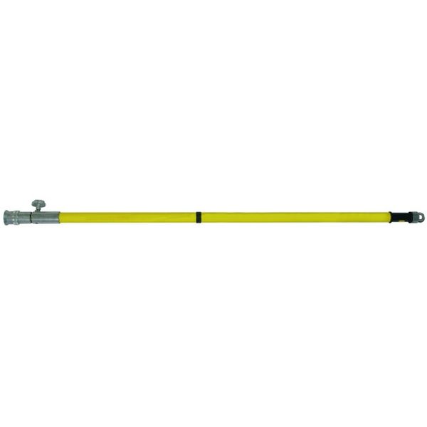 Telescopic earthing rod w. plug-in coup. L 1760-3015mm w. cone couplin image 1