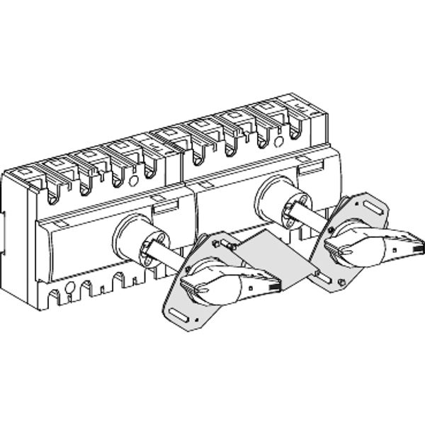 mechanical interlocking - for devices with extended rotary handle - 40...160 A image 3