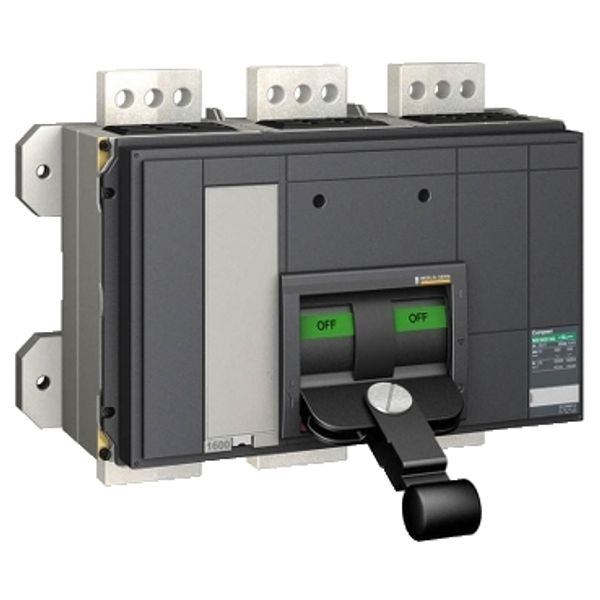 switch disconnector, Compact NS3200 NA, fixed, front connected, manually operated, 3200 A, 3 poles image 2
