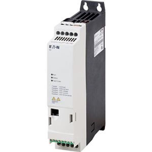 Variable speed starter, Rated operational voltage 230 V AC, 1-phase, Ie 4.3 A, 0.75 kW, 1 HP, Radio interference suppression filter image 2