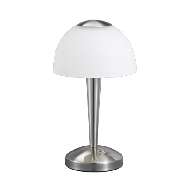 Ventura LED table lamp brushed steel image 1