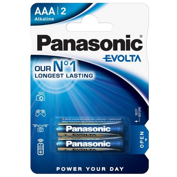 PANASONIC Evolta Alkaline LR03 AAA BL2 image 1