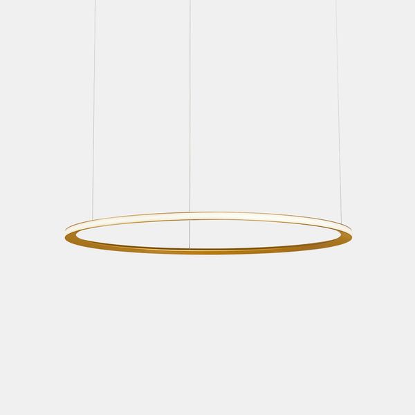 Pendant Circular Outward ø1200 Surface LED 63.5W 2713lm 2400K Gold image 1