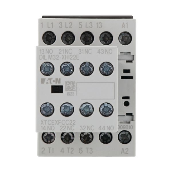 Contactor, 380 V 400 V 4 kW, 2 N/O, 2 NC, 24 V DC, DC operation, Screw terminals image 5
