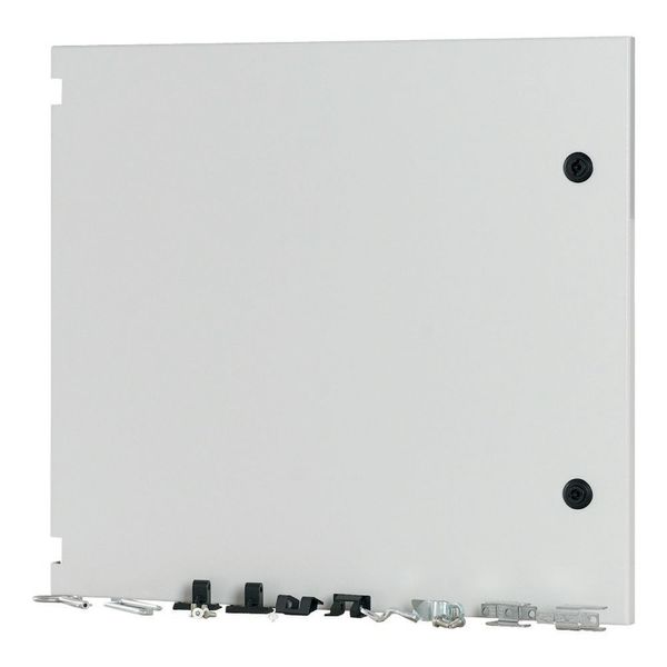 Section wide door, closed, HxW=550x600mm, IP55, grey image 3