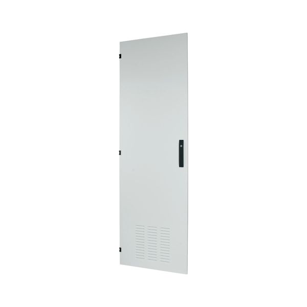Section wide door, ventilated, left, HxW=2000x600mm, IP42, grey image 6