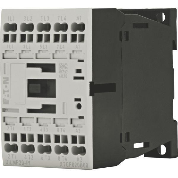 Contactor, 4 pole, DC operation, AC-1: 22 A, 24 V DC, Push in terminals image 4