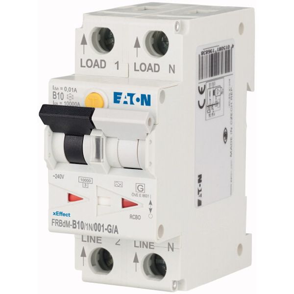 Electronic RCD/MCB combination, 16 A, 10 mA, MCB trip characteristic: B, 1p+N, RCD trip characteristic: A image 3