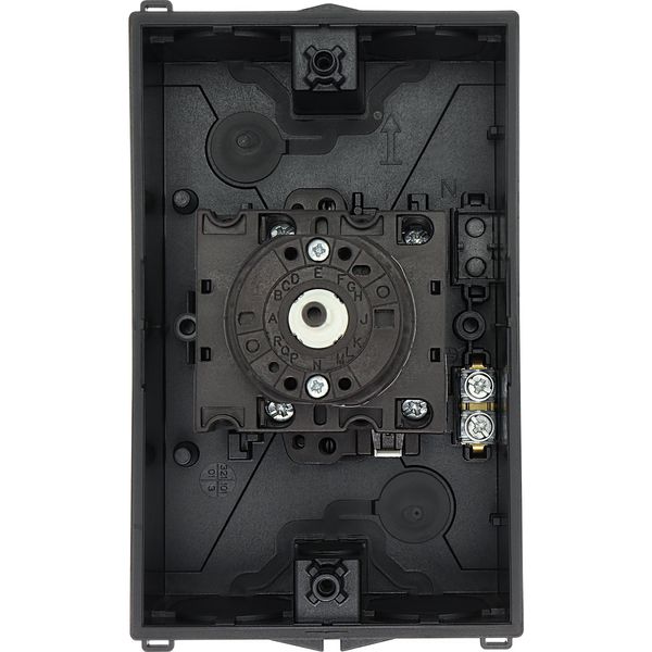 Main switch, T3, 32 A, surface mounting, 3 contact unit(s), 3 pole, 2 N/O, 1 N/C, STOP function, With black rotary handle and locking ring, Lockable i image 54